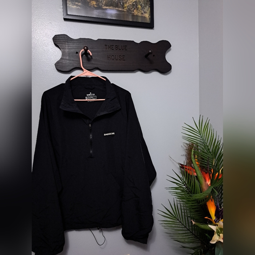 RawGear Black Windbreaker Size Meduim